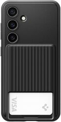 Spigen Samsung Galaxy S24 PLUS case cover Liquid Slot with Card Holder - Matte black